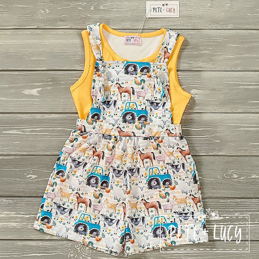 Down on the Farm romper