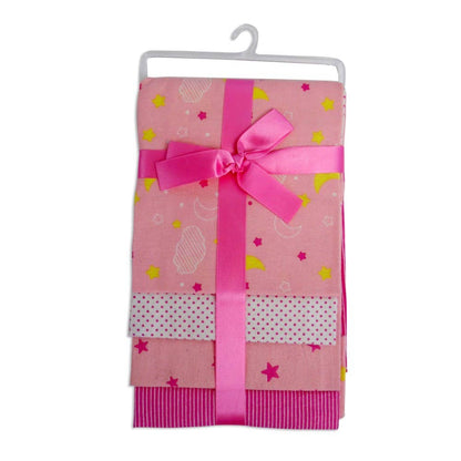 Bambini Four Pack Receiving Blanket