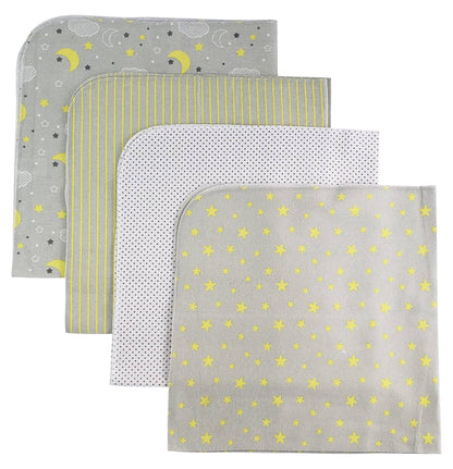 Bambini Four Pack Receiving Blanket