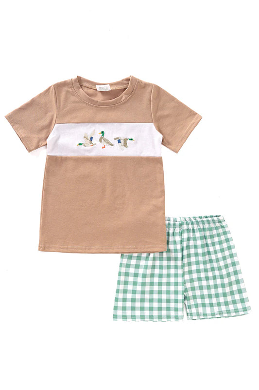 Green Duck- 2pc short set